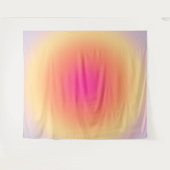 抽象芸術サンセットグラデーション タペストリー (正面(横))