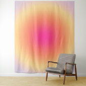 抽象芸術サンセットグラデーション タペストリー (インサイチュ)