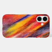 抽象芸術サンセットiPhoneケース Case-Mate iPhoneケース (裏面 (横))
