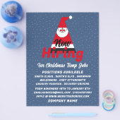 抽象芸術サンタ、季節採用広告の チラシ (シングル)