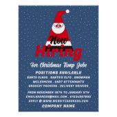 抽象芸術サンタ、季節採用広告の ポスター (正面)