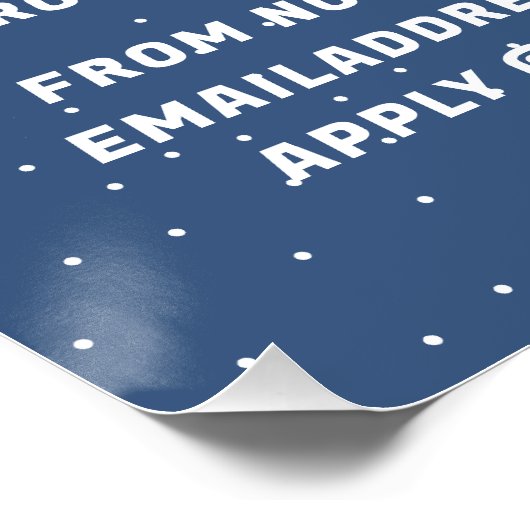 抽象芸術サンタ、季節採用広告の ポスター (コーナー)