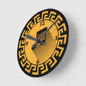 抽象芸術サンミュージカル時計ユニーク ラウンド壁時計 (傾斜)