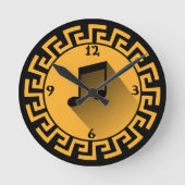 抽象芸術サンミュージカル時計ユニーク ラウンド壁時計 (正面)