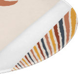 抽象芸術サンムーンボーホポスター カッティングボード (角)