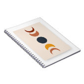 抽象芸術サンムーンボーホポスター ノートブック (右側)