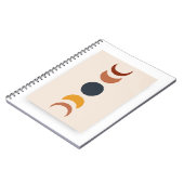 抽象芸術サンムーンボーホポスター ノートブック (左側)