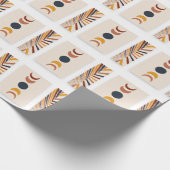 抽象芸術サンムーンボーホポスター ラッピングペーパー (角)