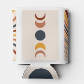 抽象芸術サンムーンボーホポスター 缶クーラー (裏面)