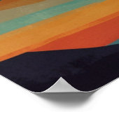 抽象芸術サンライズ ポスター (角)