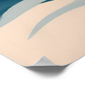 抽象芸術サンライトシースケーミニマルプ ポスター (角)