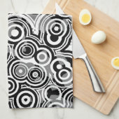 抽象芸術サークルのキッチンタオル キッチンタオル (四つ折り)