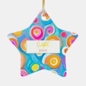 抽象芸術サークルアーモダント セラミックオーナメント (裏面)