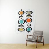 抽象芸術サークル中世紀モダンはっきりしたレトロ タペストリー (インサイチュ)