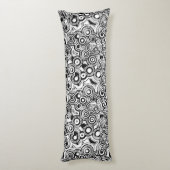 抽象芸術サークル体枕 ボディピロー (裏面 (縦))