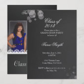 抽象芸術サークル卒業 招待状 (正面/裏面)