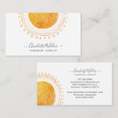 抽象芸術サークル手作りジュエリー名刺 名刺 (正面/裏面)