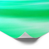 抽象芸術サーファーシルエットポスター ポスター (角)