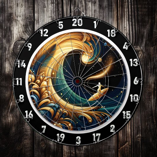 抽象芸術サーファービーチエナジーアート ダーツボード