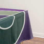 抽象芸術サーフィングリーンパープル テーブルクロス (インサイチュ)