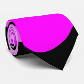 抽象芸術サーフィンターコイズホットピンクイエローブラック ネクタイ (ロール)