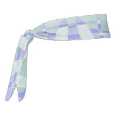 抽象芸術サーフィンパステルパープルグリーン タイヘッドバンド (回転270)