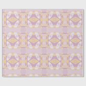 抽象芸術サーフィンベージュラッピング紙 ラッピングペーパー (フラット)