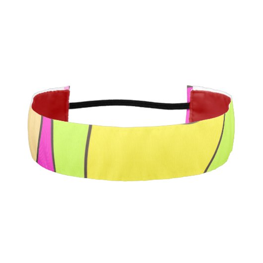 抽象芸術サーフィン アスレチックヘッドバンド (正面)