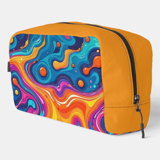抽象芸術サーフェスアートワーク1200 – トイレタリーバッグ ドップキット (右コーナー)