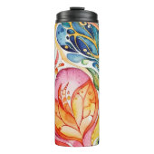 抽象芸術サーフェスアートワーク1207 – サーマルタンブラー タンブラー (正面)