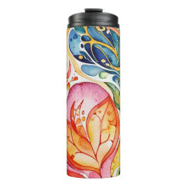 抽象芸術サーフェスアートワーク1207 – サーマルタンブラー タンブラー