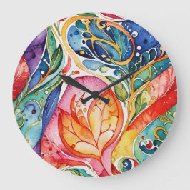 抽象芸術サーフェスアートワーク1207 – 壁時計