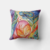 抽象芸術サーフェスアートワーク1207 -装飾用クッション クッション (裏面)