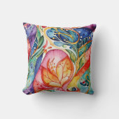 抽象芸術サーフェスアートワーク1207 -装飾用クッション クッション (正面)