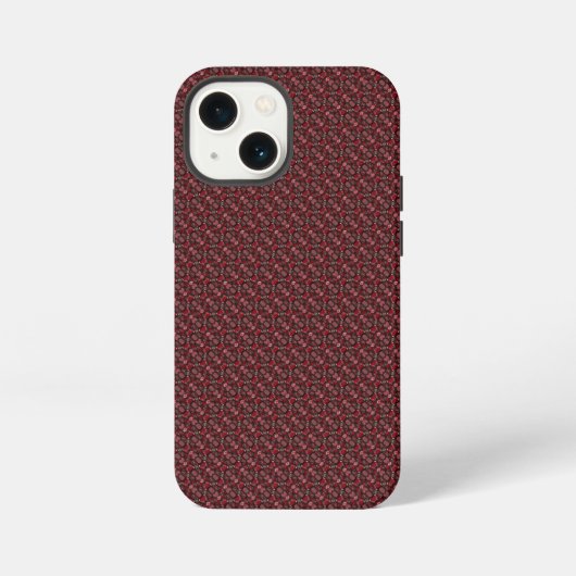 抽象芸術ザクロ種子パターン iPhoneケース (裏面)
