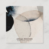 抽象芸術シェイプジュエリーディスプレイカード コーリングカード (正面)