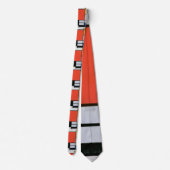 抽象芸術シェイプモンドリアン ネクタイ (裏面)