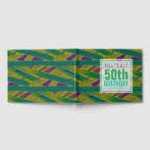 抽象芸術シェイプ50th誕生日ゲストブック ゲストブック (全面)