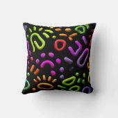 抽象芸術シェイプ クッション (裏面)