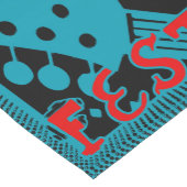 抽象芸術シェイプ、マティススタイル、文字の追加、ショートタグ ショートテーブルランナー (コーナー)