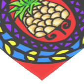 抽象芸術シェイプ、マティススタイル、文字の追加、ショートタグ ミディアムテーブルランナー (コーナー)