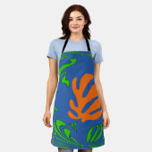 抽象芸術シェイプ、マティススタイル、追加文字、 エプロン (着用した状態)