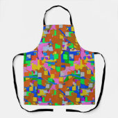 抽象芸術シェイプ、マティススタイル、追加文字、エプロン エプロン (正面)