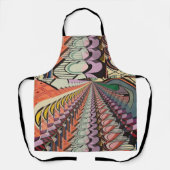 抽象芸術シェイプ、adachshand追加文字、エプロン エプロン (正面)
