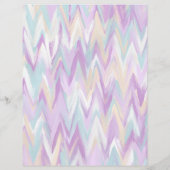 抽象芸術シェブロンスクラップブック紙 (裏面)