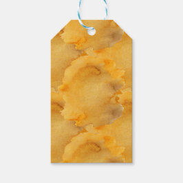 抽象芸術シェード金ゴールド ギフトタグ