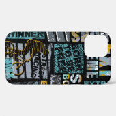 抽象芸術シグランジームレスパターンアーバンスタイルモード Case-Mate iPhoneケース (裏面 (横))