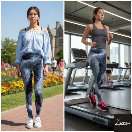 抽象芸術シックレギンス レギンス