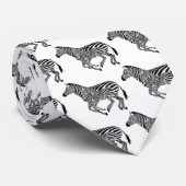抽象芸術シマウマ母子 ネクタイ (ロール)