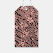 抽象芸術シマウマ ギフトタグ (裏面)